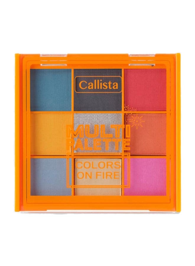 Colors on Fire Multi Palette - Unleash Vibrant Beauty - Image 1