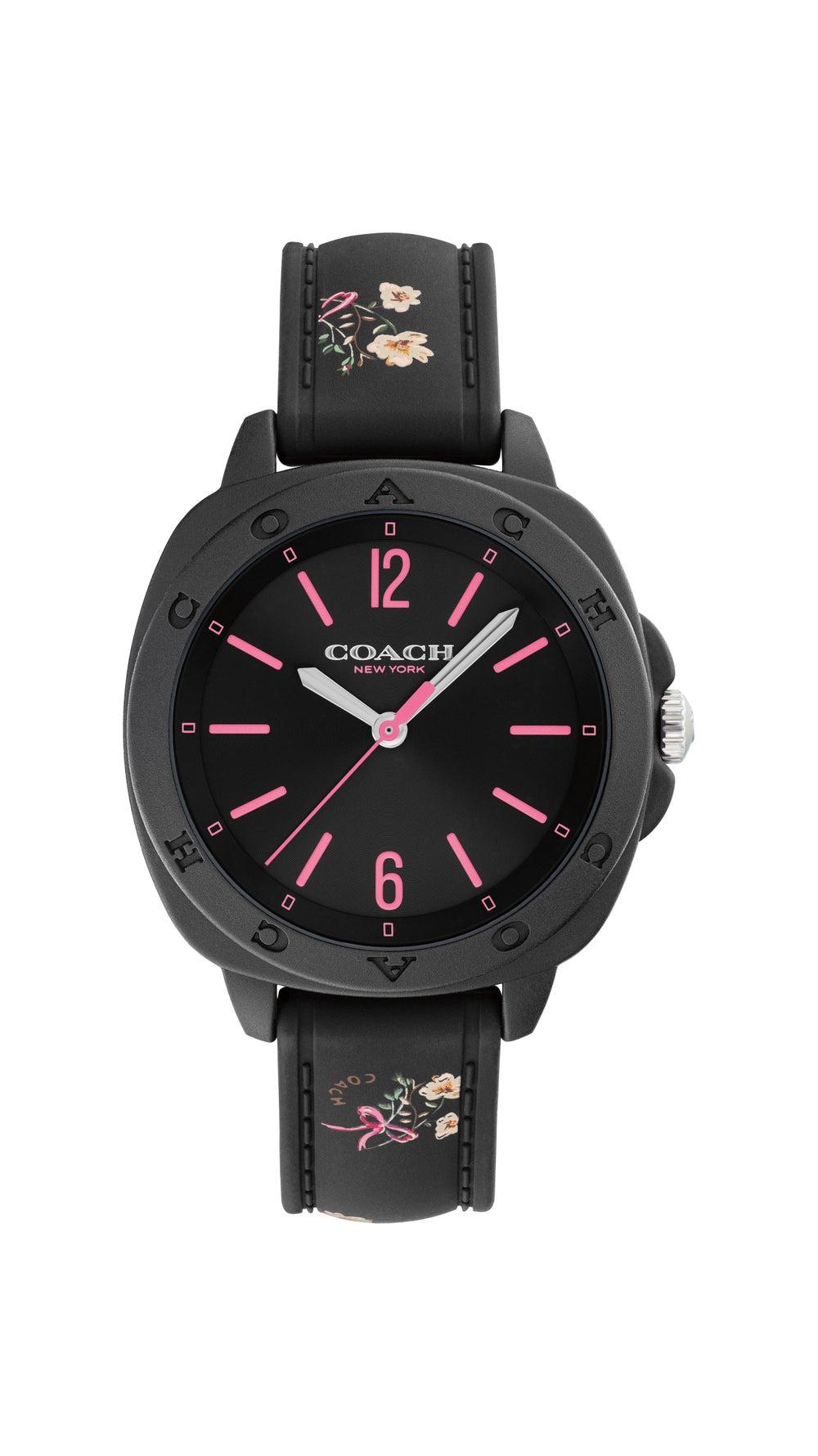 COACH Kitt Women's Elegant Silicone Strap Watch - Image 1