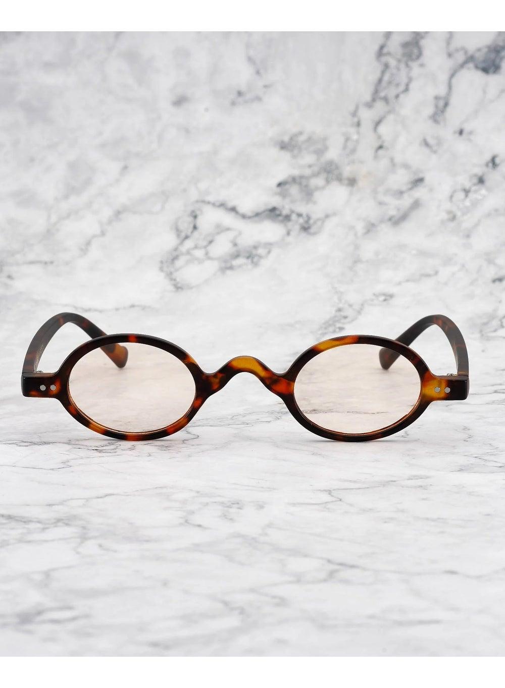 Explicit Poets LIAM Matt Tortoise - Peach Sunglasses 9EP6M - Image 1