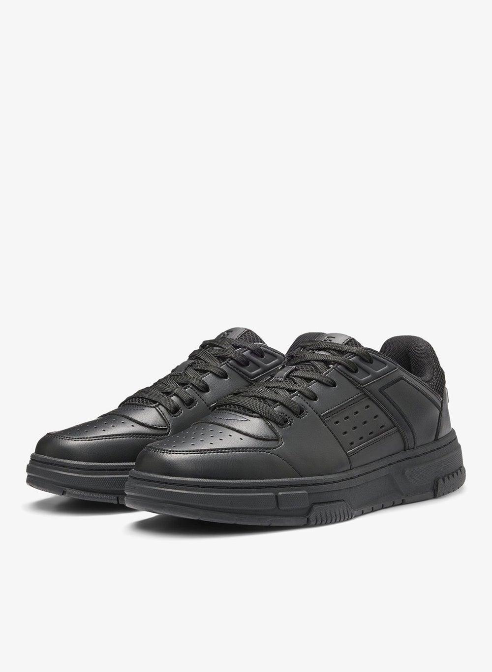 HUGO Faux Leather Mesh-Trim Trainers - 50548531003 - Image 1