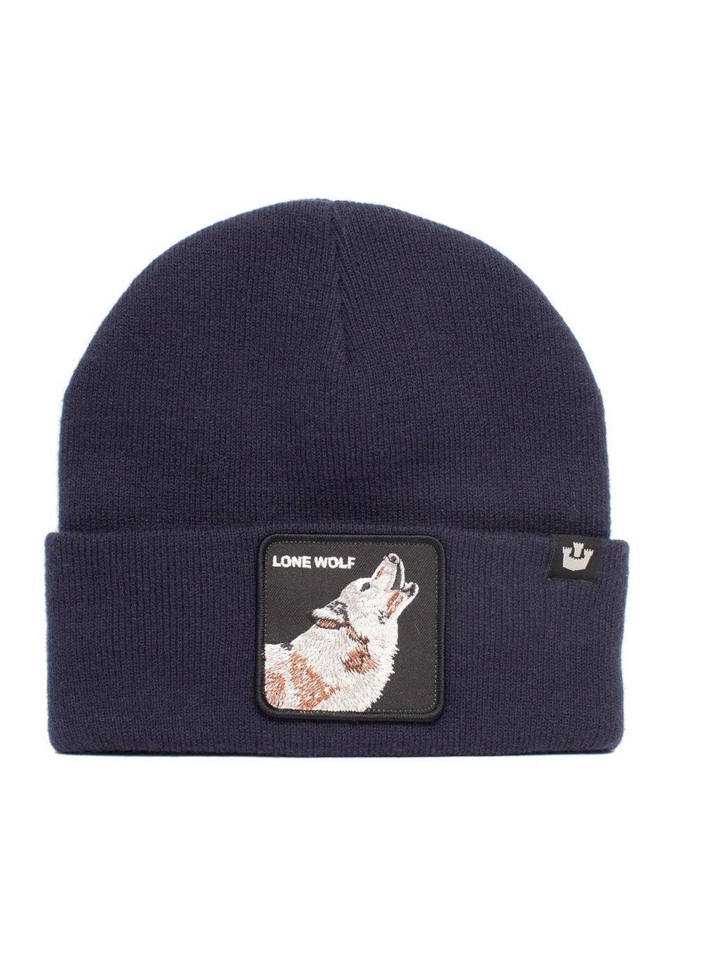 Goorin Bros. Wolf Man Navy Winter Cap – Stay Warm & Wild - Image 1