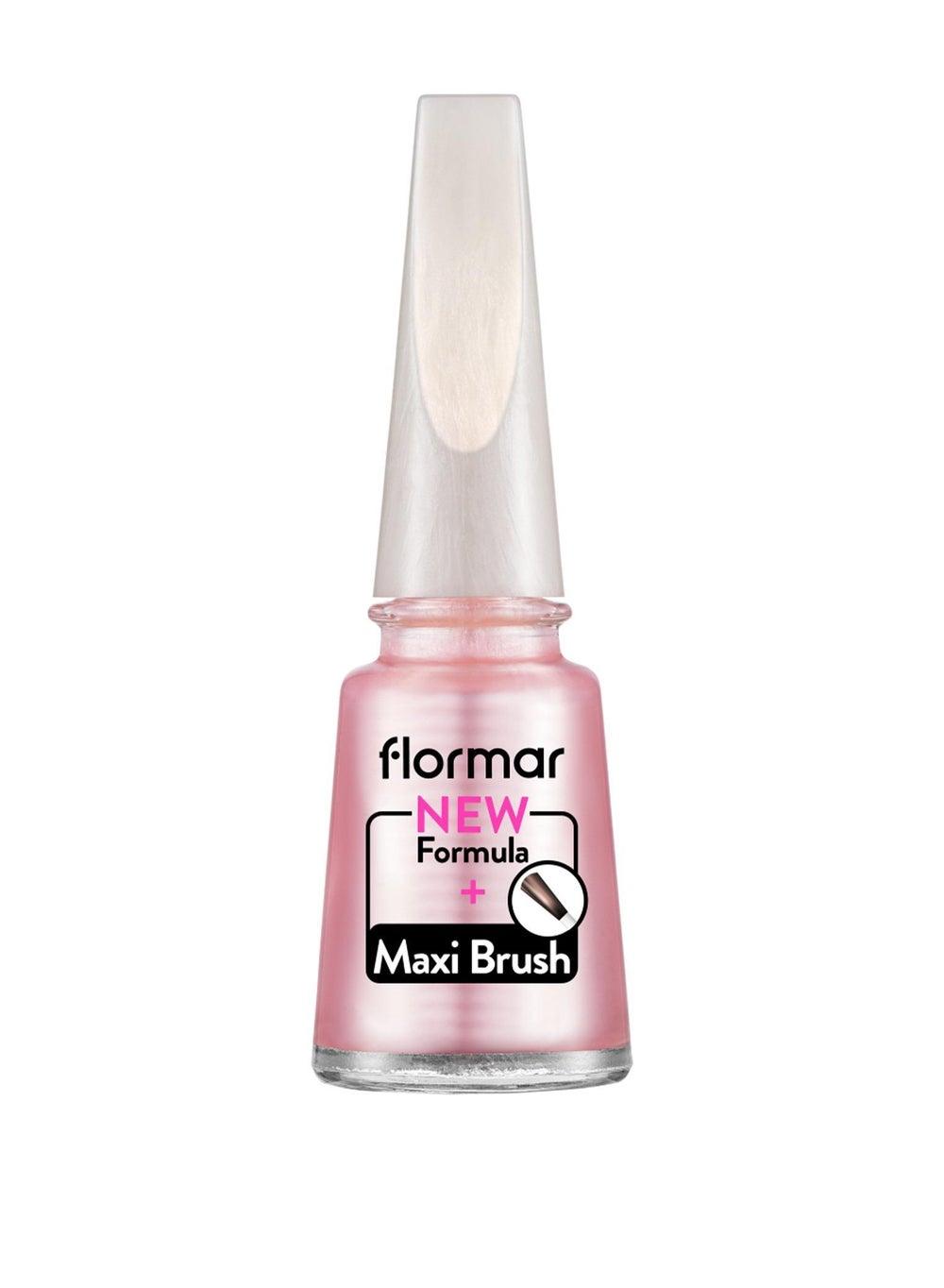 Flormar Pearly Satiny Pink Nail Enamel PL202 - Radiant Shine - Image 1