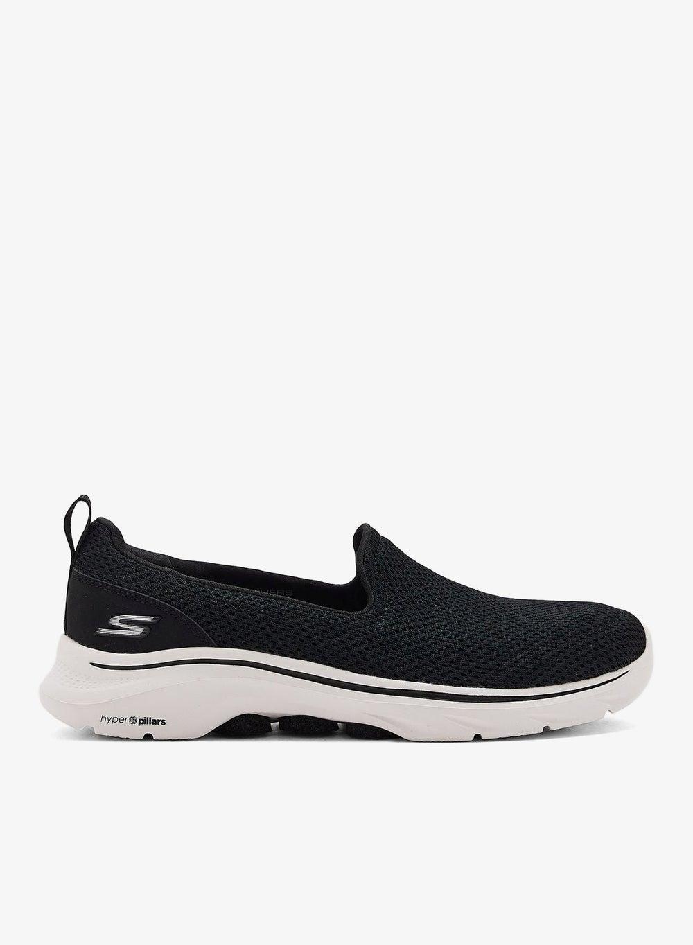 Go Walk 7 Elegance - Premium Black Slip-On Lifestyle Sneakers - Image 1
