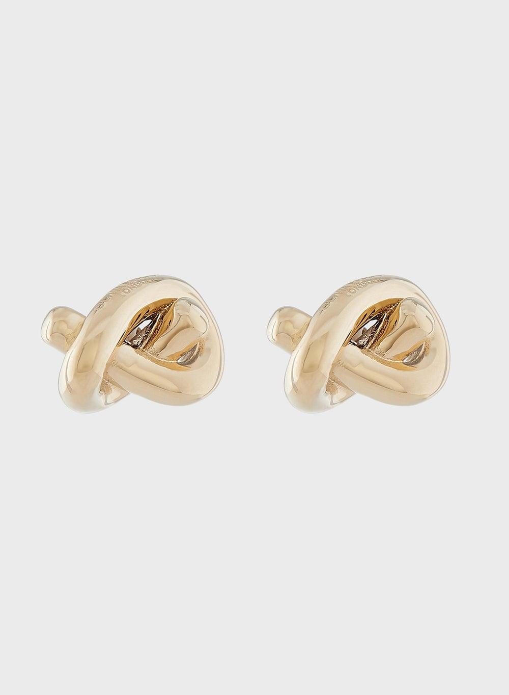 OLIVIA BURTON LOVER'S KNOT - Elegant Silver-Tone Studs - Image 1