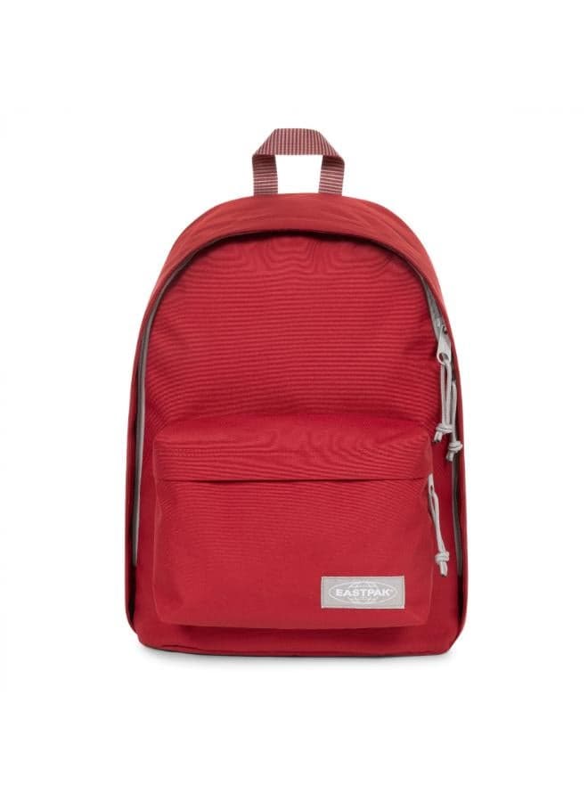EASTPAK Kontrast Stripe Red: Chic Medium Backpack with Laptop Sleeve - Image 1