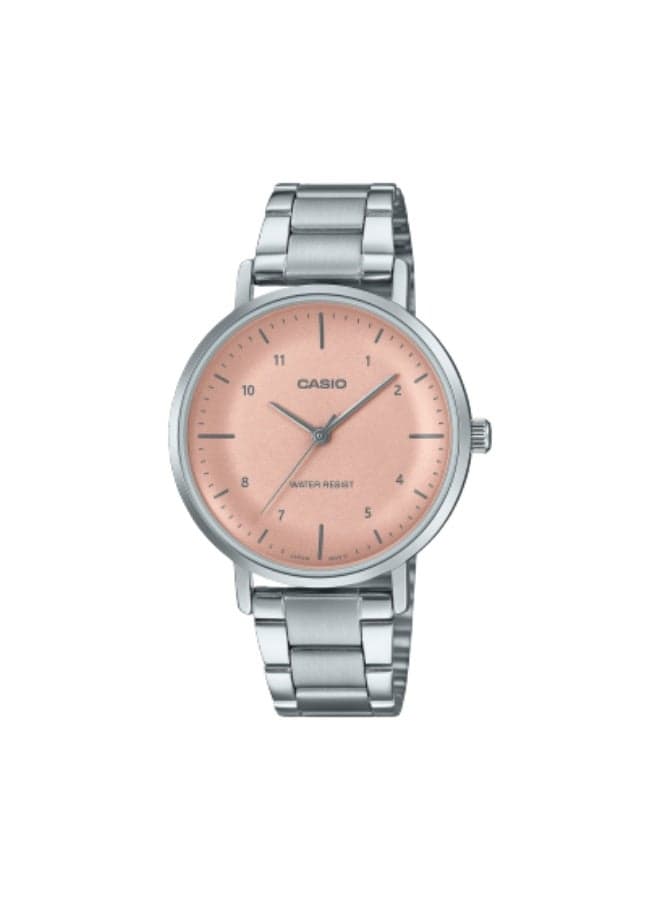CASIO LTP-VT03D-4BDF Elegant Silver Women's Watch - 34mm - Image 1