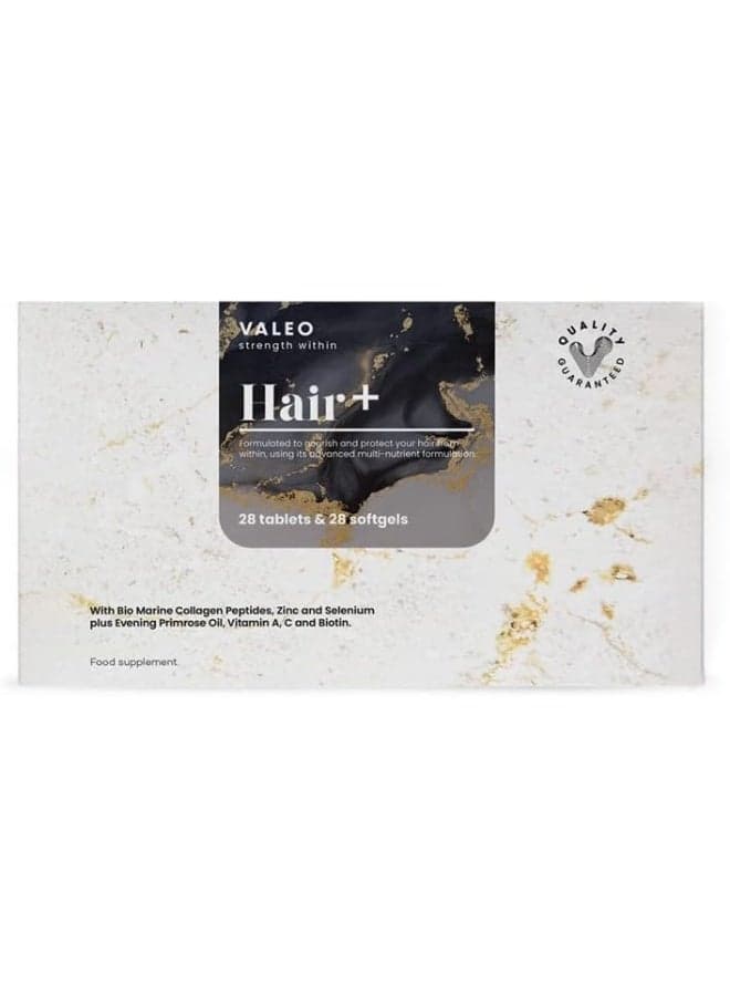 Valeo Hair+: Enhanced Hair & Skin Vitality Formula - Image 1