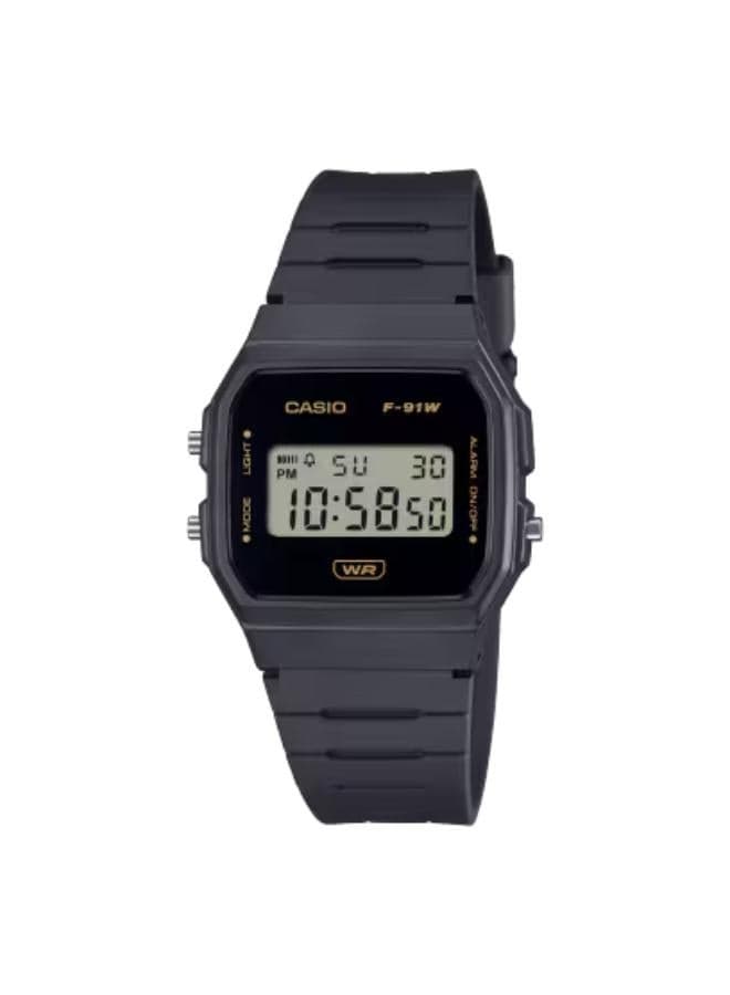 CASIO F-91WB-8ADF Elegant Digital Resin Watch - 35.2mm - Image 1
