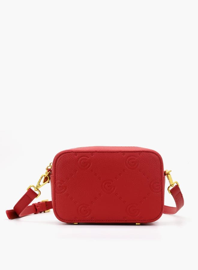 Gabriella Gucci Monogram Elegance: Women's Embossed Crossbody - Image 1