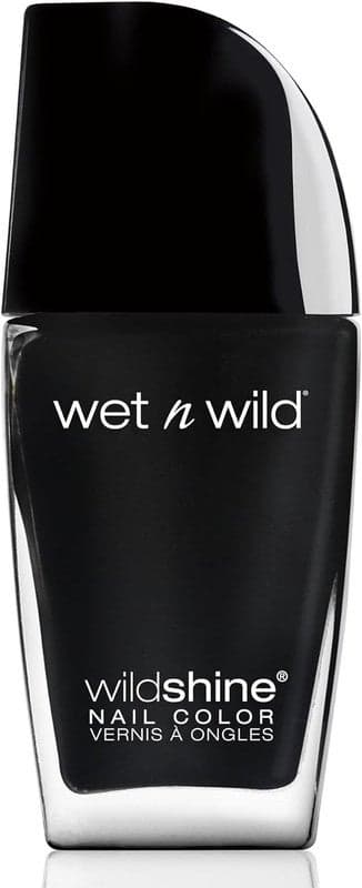Wet N Wild WS Luxe Black Cream Nail Polish - Image 1