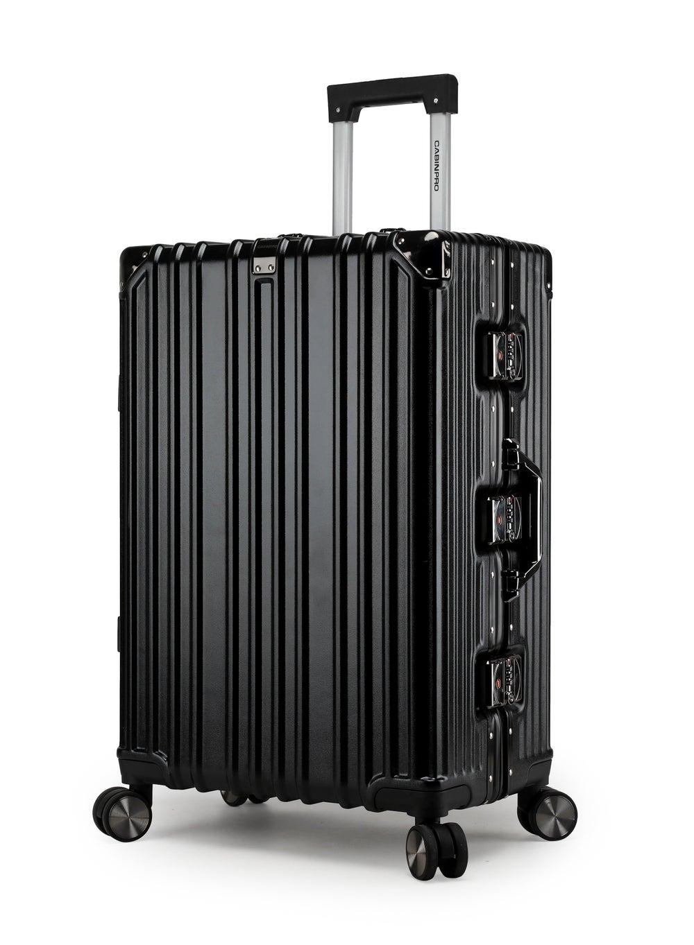 CABINPRO 24 Elegant Medium Checked Polycarbonate Suitcase - Image 1