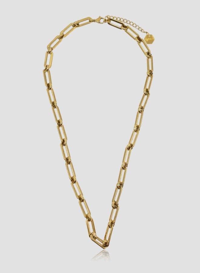 Elegant Lady Mauve GOLD EVA Necklace for Women - Image 1