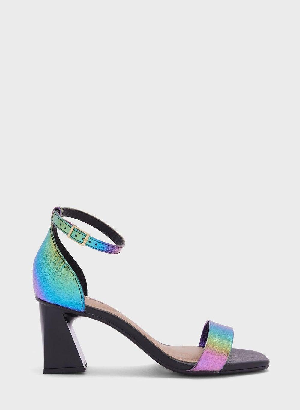 Elegance Unveiled: Summer Multi Strap Mid Heels - Image 1