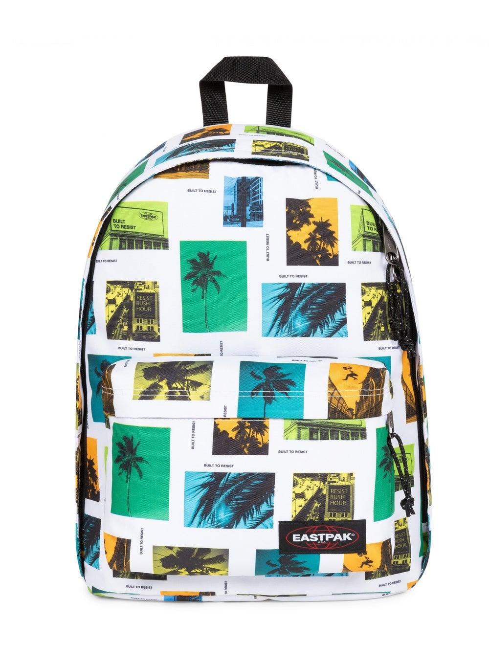 EASTPAK City Bay White Medium Backpack - Tech-Ready Comfort - Image 1