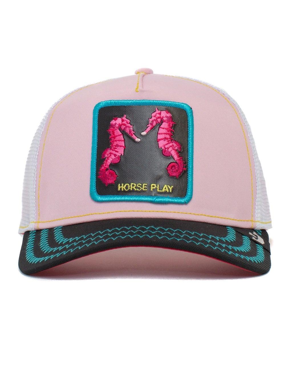 Goorin Bros Sea Horse Play Cap in Chic Pink - Image 1