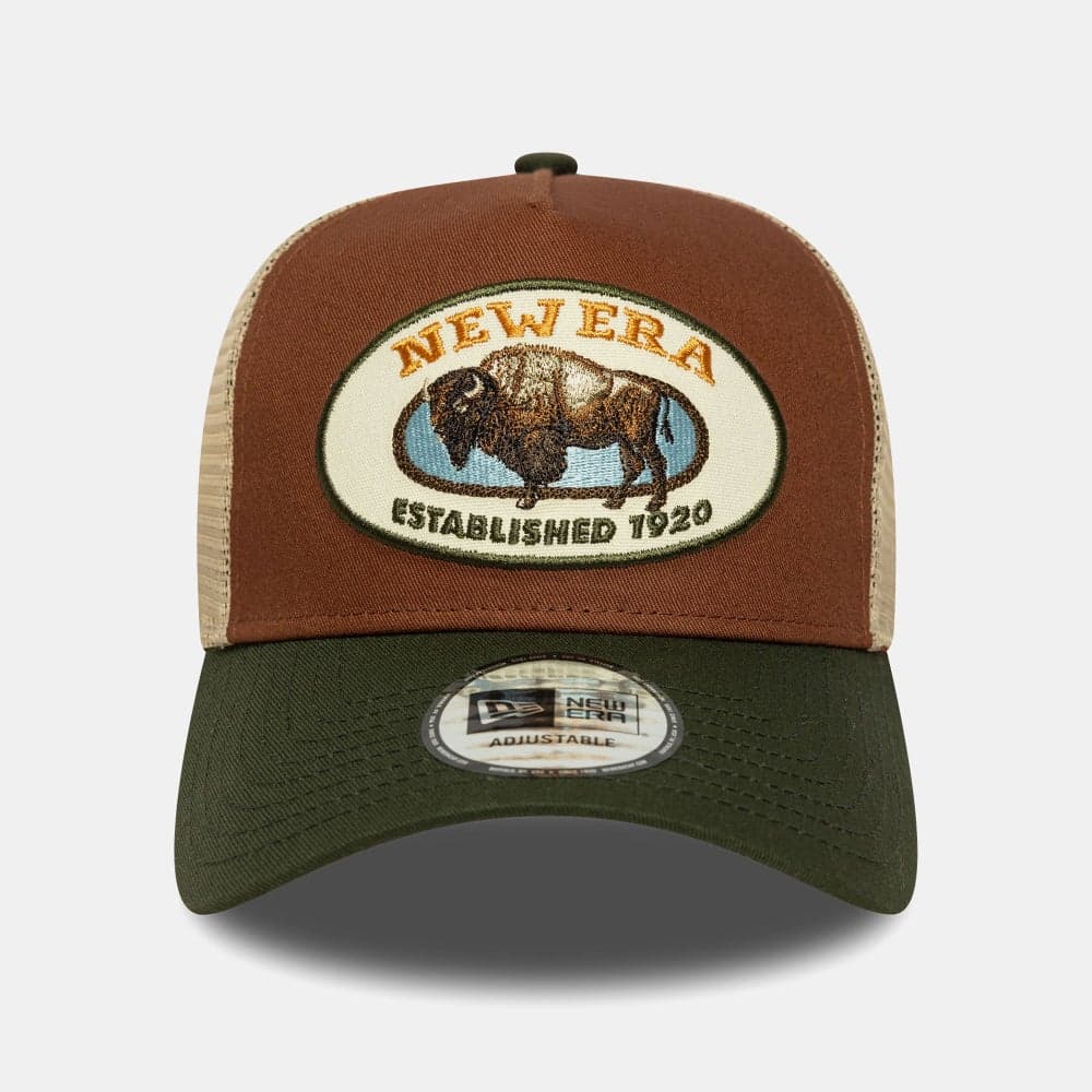 NEW ERA's Animal Patch Cotton-Blend Trucker Cap - Image 1