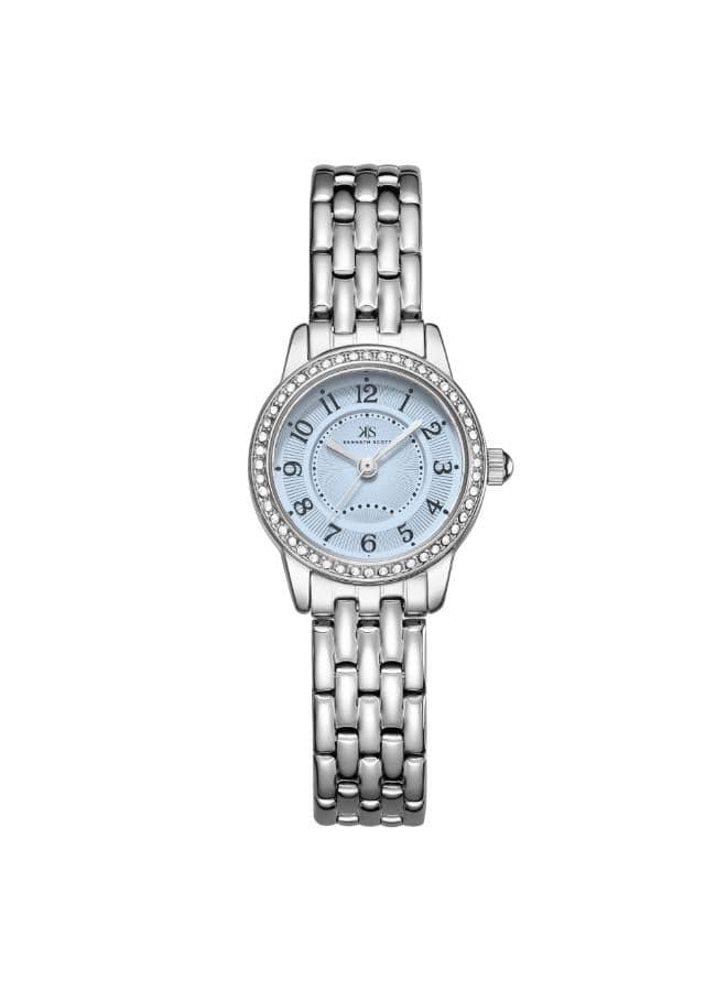 KENNETH SCOTT K25511-SBSL Elegant Silver Stainless Steel Watch for Women - Image 1