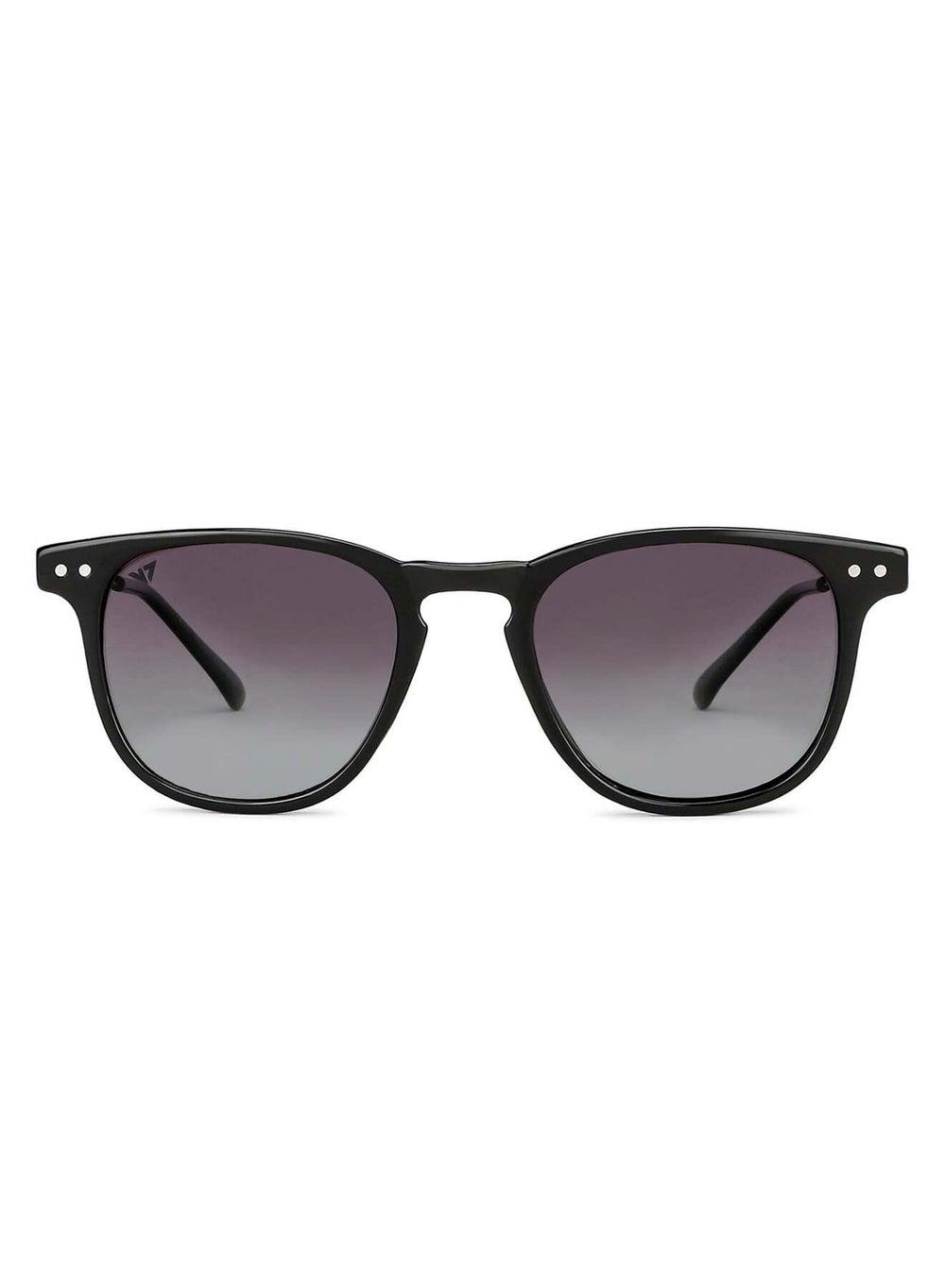 VINCENT CHASE Round Grey Sunglasses for Unisex - Medium - Image 1