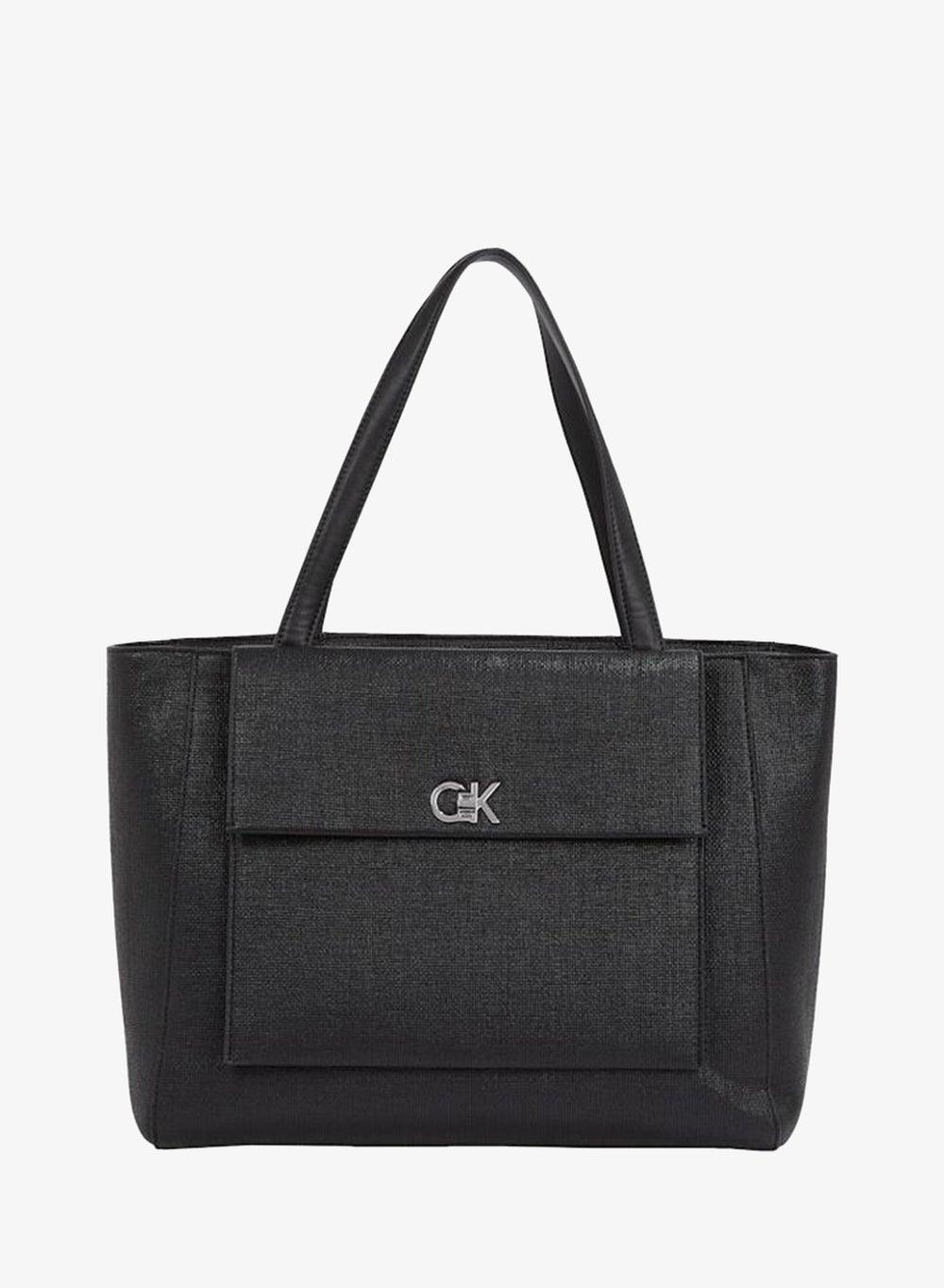 Calvin Klein Classic Medium Shopper - Signature Design - Image 1