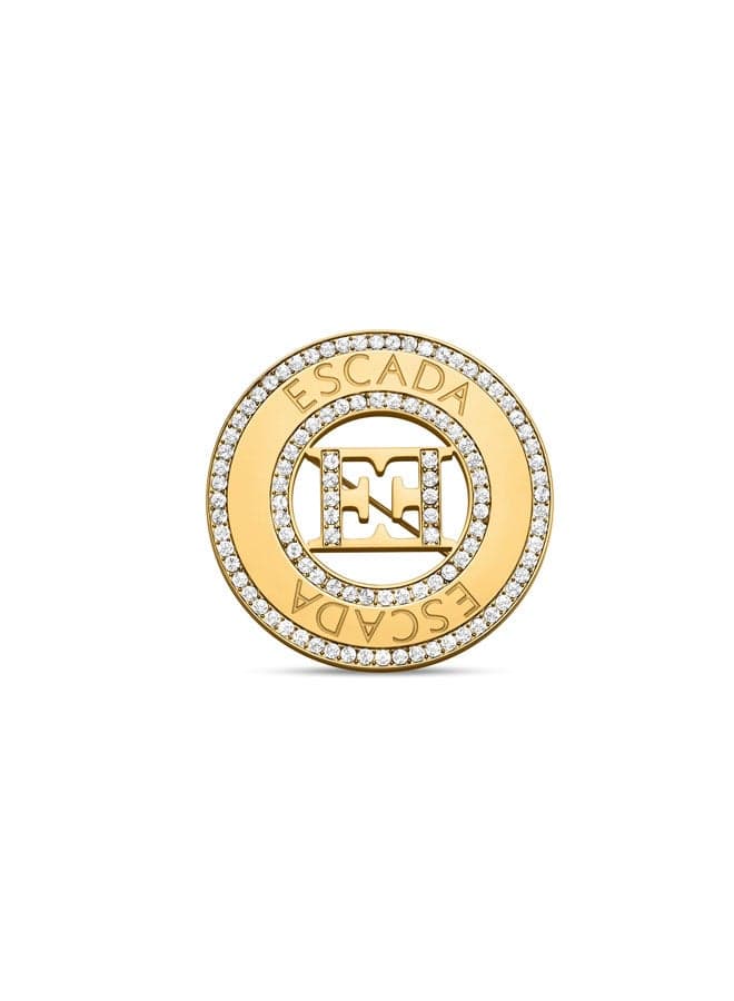 ESCADA Alice Women's Brooch with Crystal Halo and Signature Cutout - Image 1