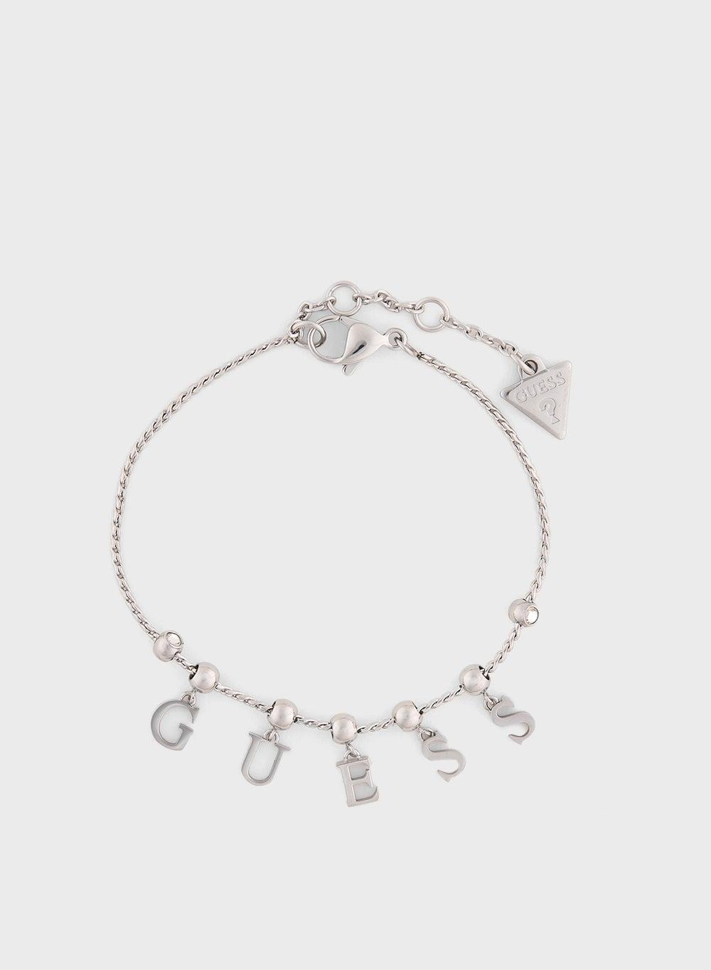 GUESS Rose Gold Charm Bracelet with Zirconia Sparkle - Image 1