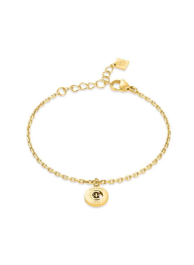 CERRUTI 1881 Claudia Gold-Plated Bracelet with Signature Charm - Image 1