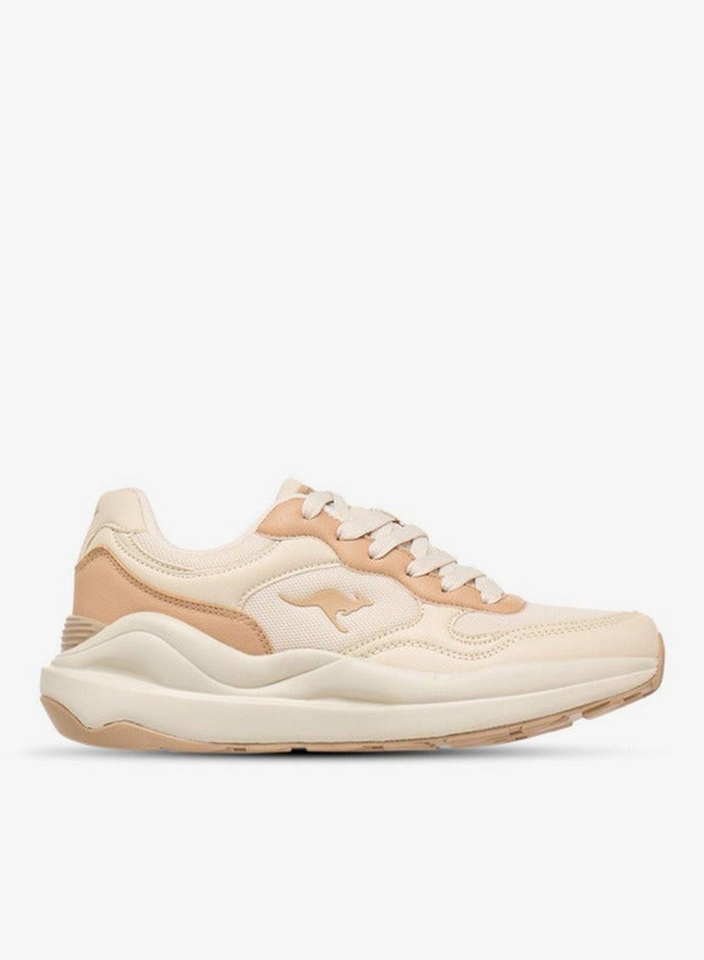 Sho23Aa025Wb Elegant Beige Low-Top Sneakers for Women - Image 1