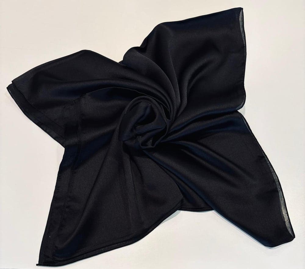 MIZALLE Satin Textured Elegance Shawl for Women - Image 1