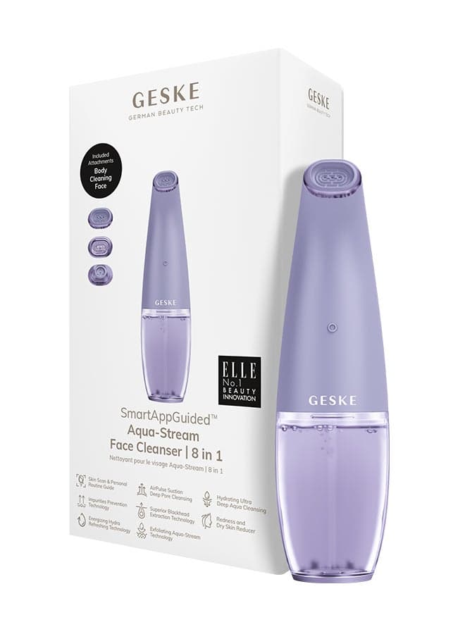 GESKE Aqua-Stream 8-in-1 Hydra-Care Face Cleanser - Purple - Image 1