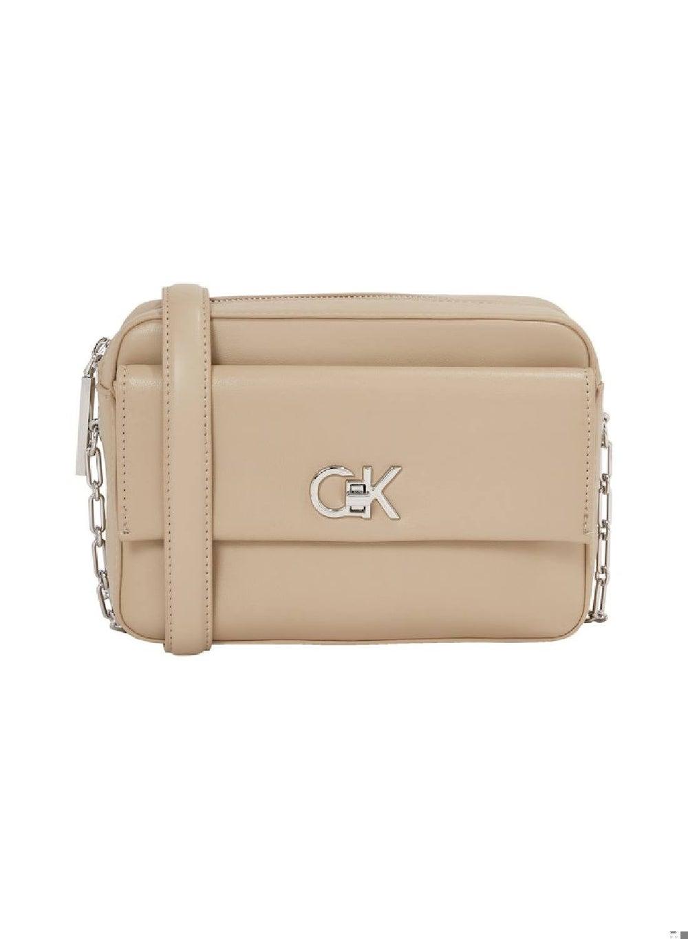 CALVIN KLEIN Beige Elegance Women's Crossbody Camera Bag - Image 1