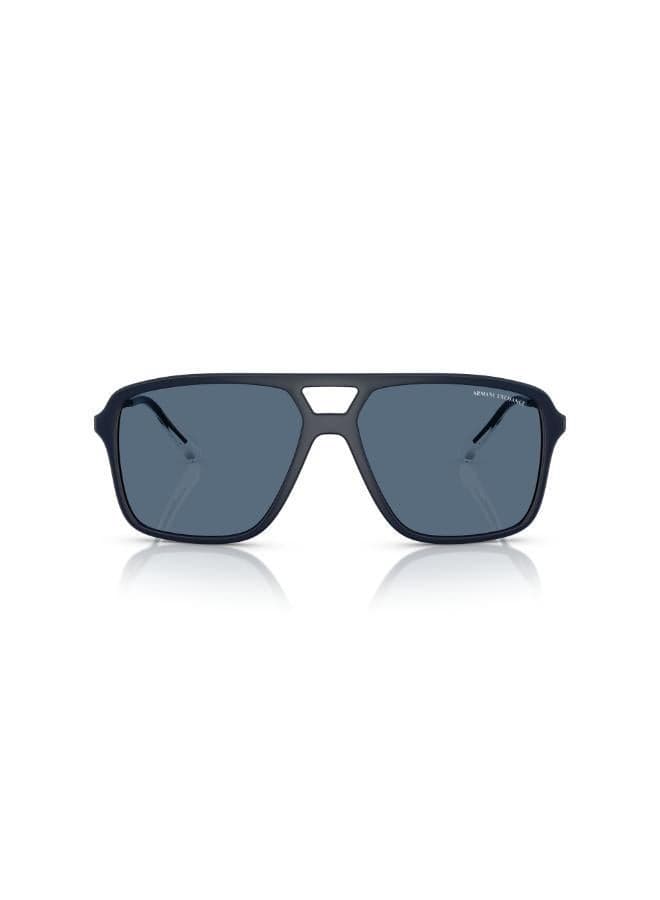 Armani Exchange 0Ax4150Su Elegant Pentagon Sunglasses for Men - Image 1