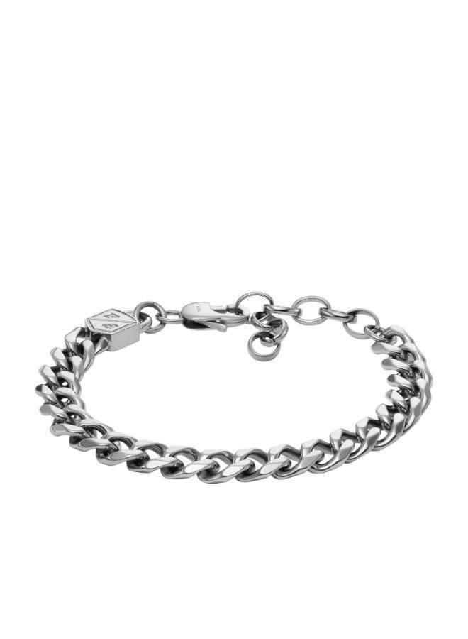 FOSSIL Jf04615040 Sleek Stainless Steel Men's Bracelet - Image 1