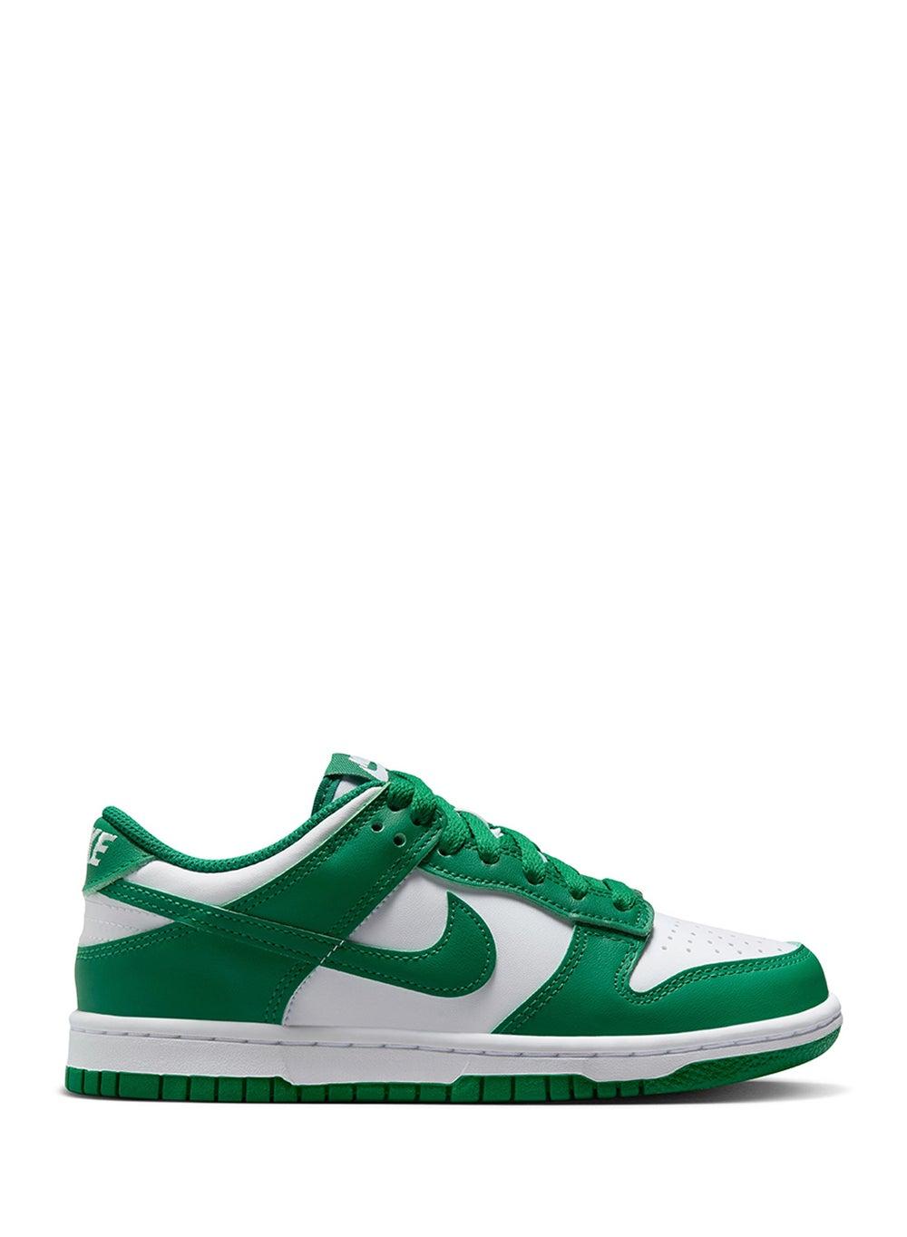 Nike Dunk Low FB9109-114: A Youth’s Iconic White/Malachite Sneaker - Image 1