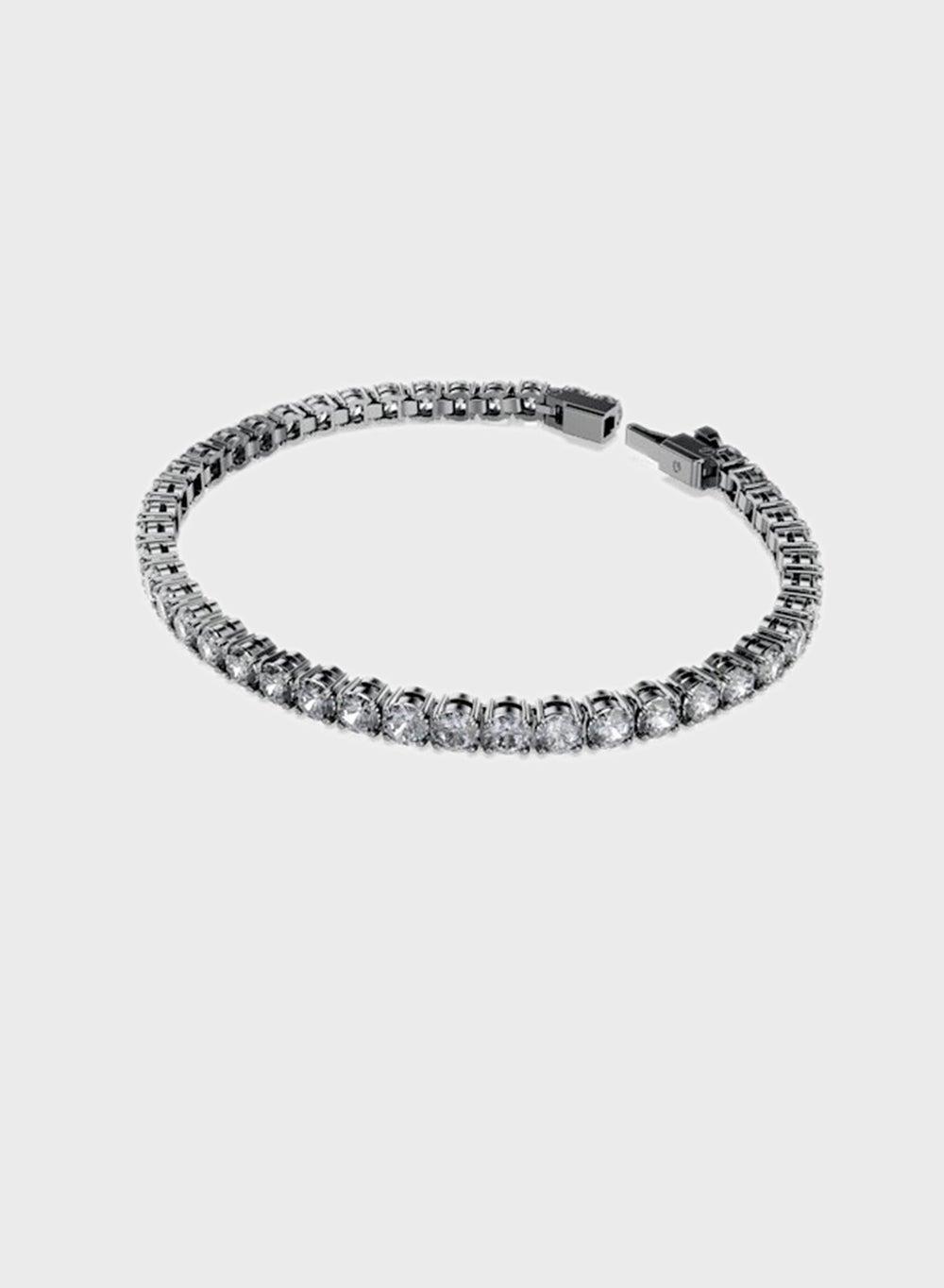 SWAROVSKI Matrix Elegance Bracelet - Silvery Gray Zirconia - Image 1