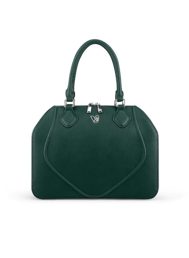 Veganologie Gemma Green Tote - Recycled Elegance for Her - Image 1