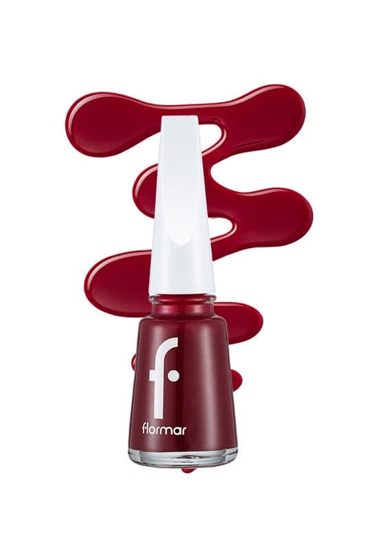 Flormar Nail Enamel 385 Red Velvet - Luxe Shine - Image 1