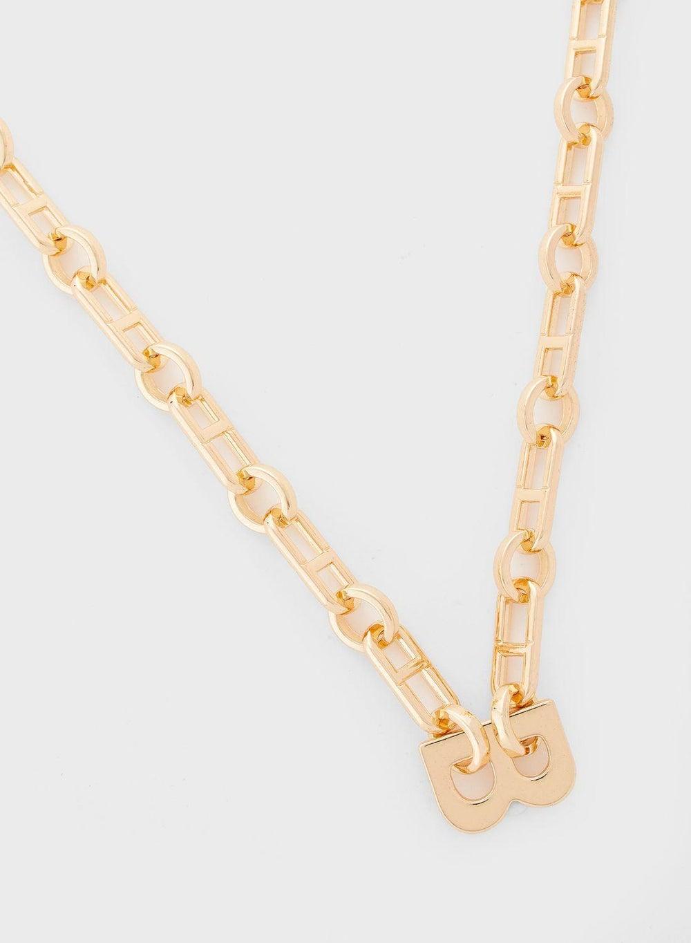 Vanilla Rouge Elegance - Gold-Tone Chain Necklace for Women - Image 1