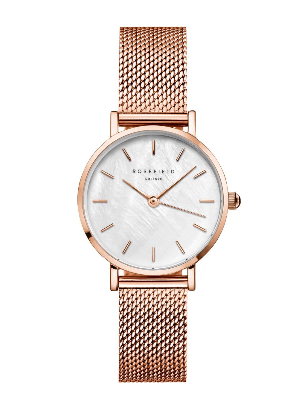 RoseField 26WR-265 White Rosegold Petite Women's Watch - Image 1