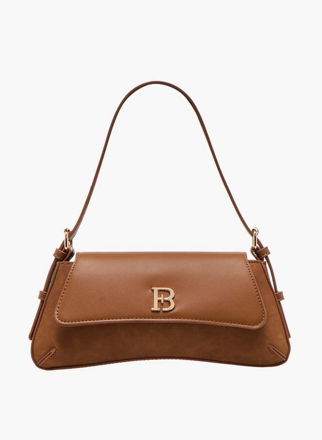 Flora Bella By Shoexpress Elegant Metal Accent Shoulder Bag - Image 1