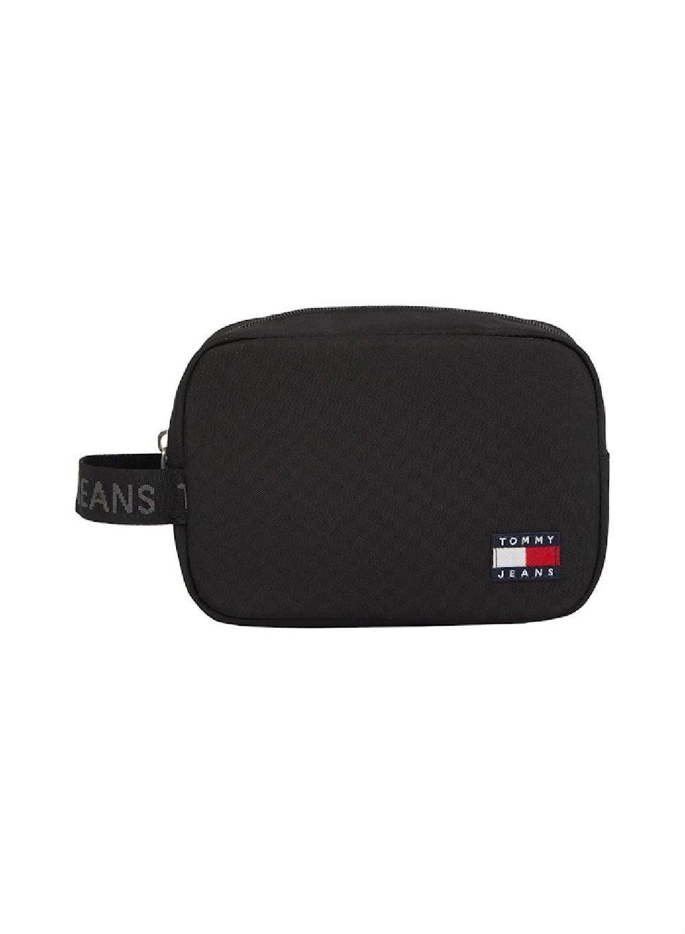 TOMMY JEANS Essential Black Washbag for Men - Image 1