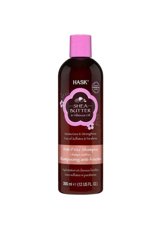 Hask Shea Butter & Hibiscus Oil Silk Shampoo 355ml - Image 1