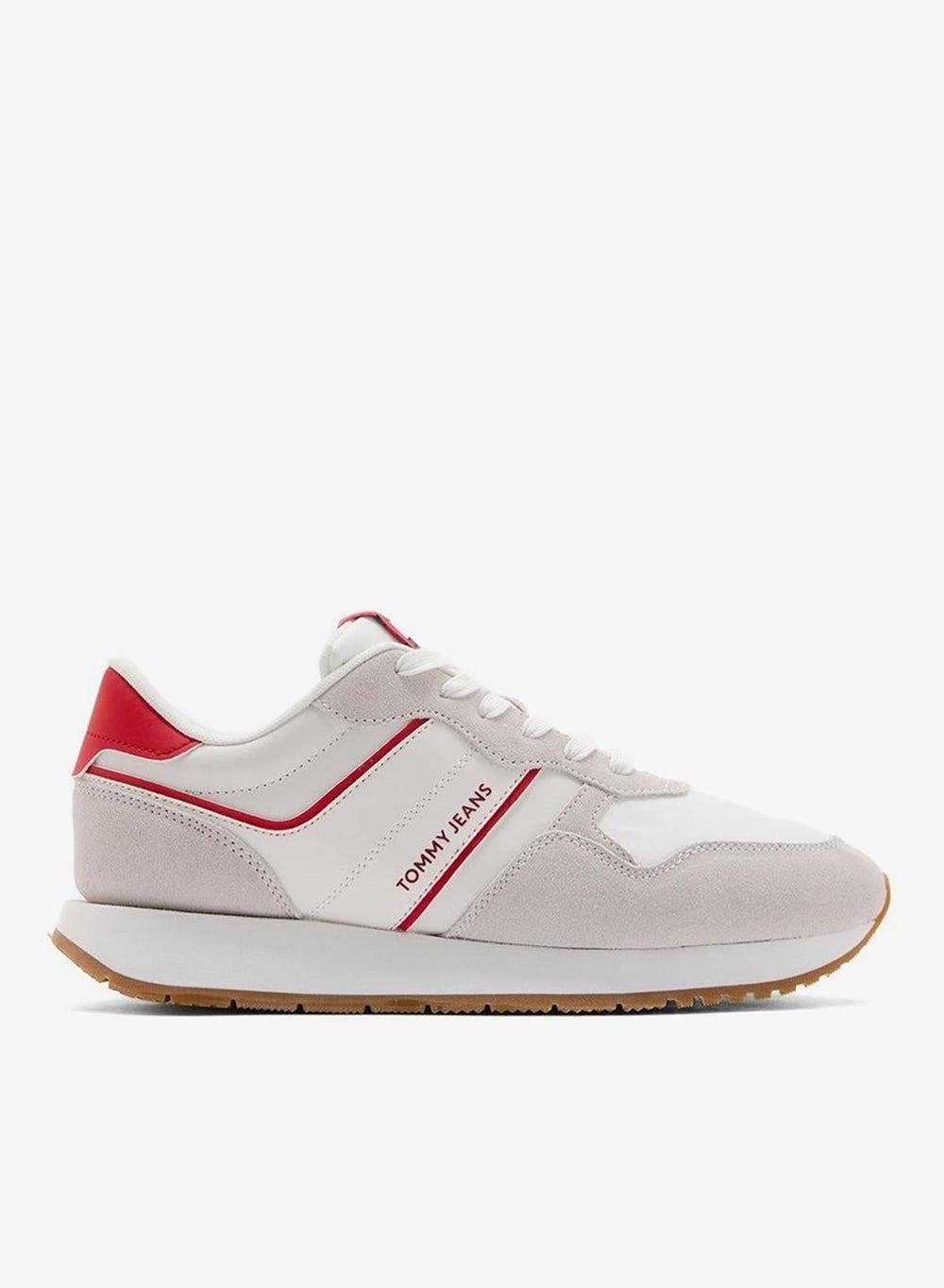 Eva Red Hot Lace-Up Low-Top Suede Sneakers En0En02741Xme - Image 1