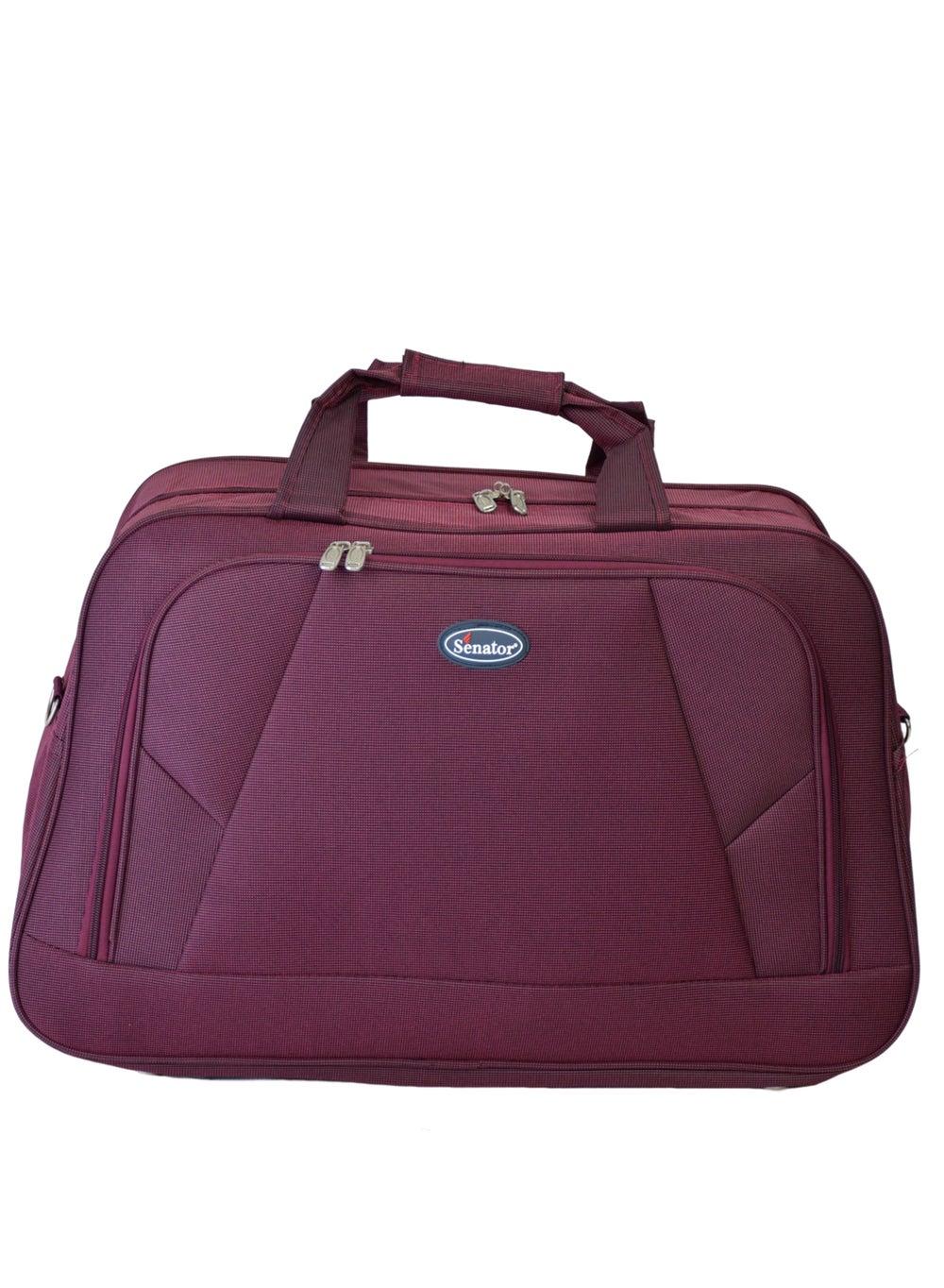 SENATOR 24 Maroon Travel Duffle-48L, Multi-Pocket, Water-Resistant - Image 1