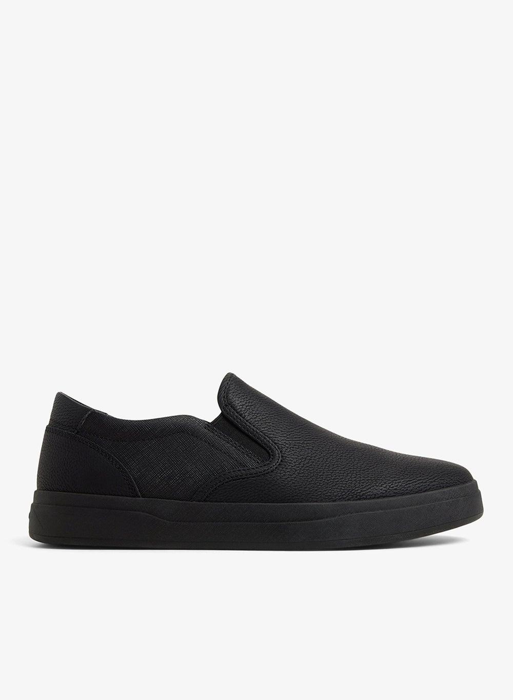 Keiran001 Black Casual Slip-On Sneakers for Men - Image 1
