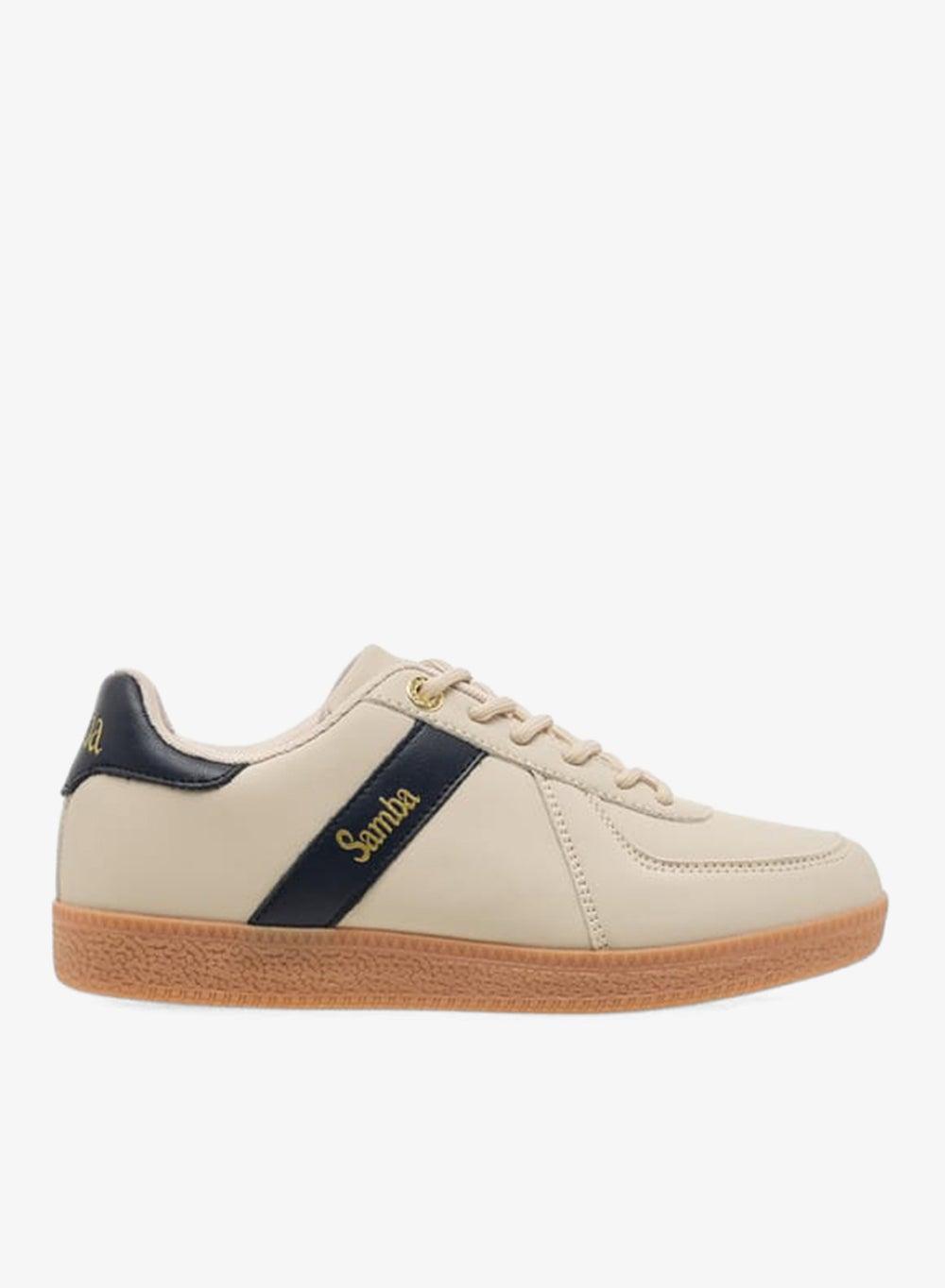 Elegant Lace-Up Panelled Sneakers - Model 1157110Ataupe - Image 1