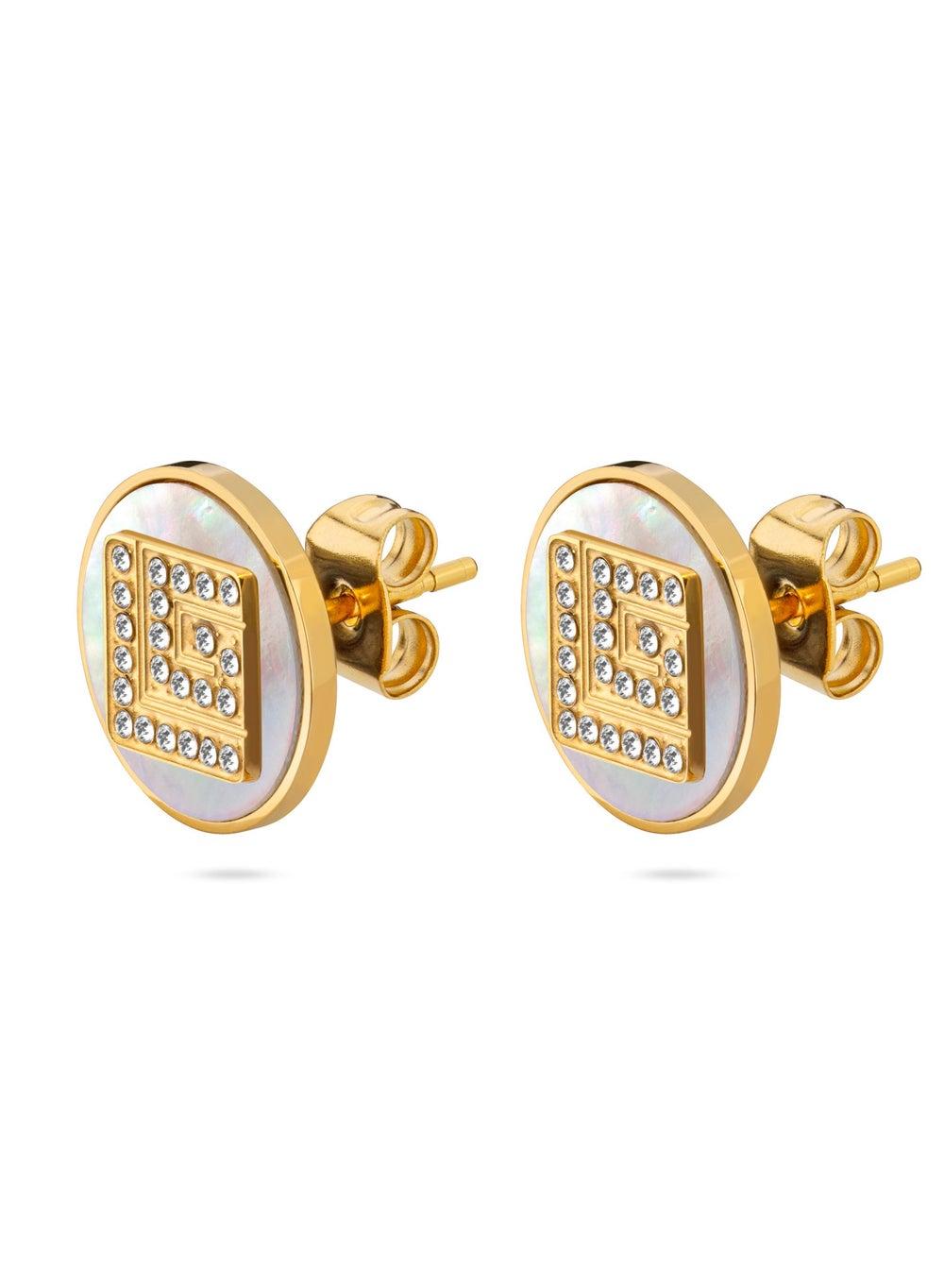 Guy Laroche Gisele Gold-Plated Earrings - Elegance Redefined - Image 1
