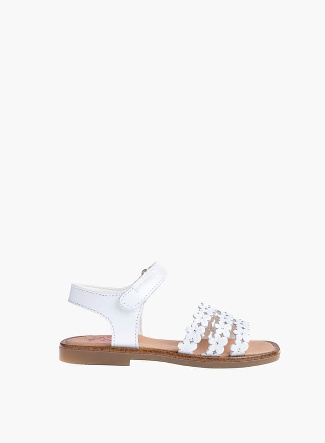 Elegant White 427700White Strap Sandals for Girls - Image 1