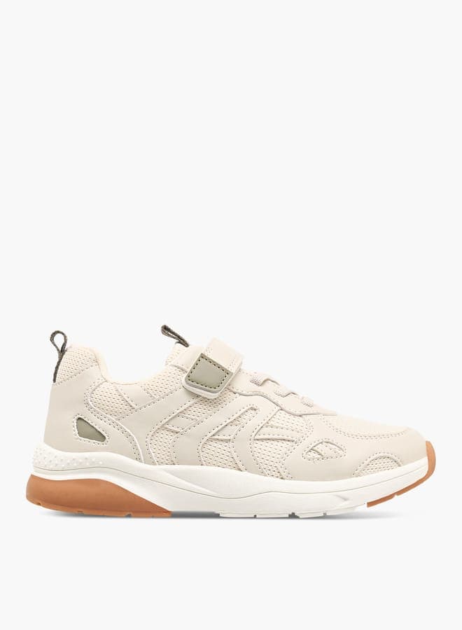 2023 005Bbeige Elite Boys' Beige Panelled Sneakers - Image 1