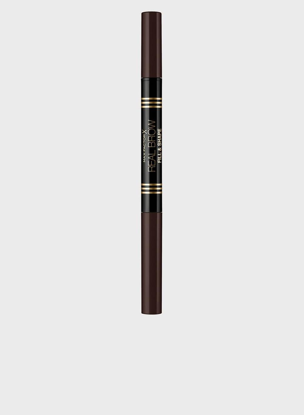 Max Factor Deep Brown Eyebrow Pencil - Real Brow Fill & Shape - Image 1