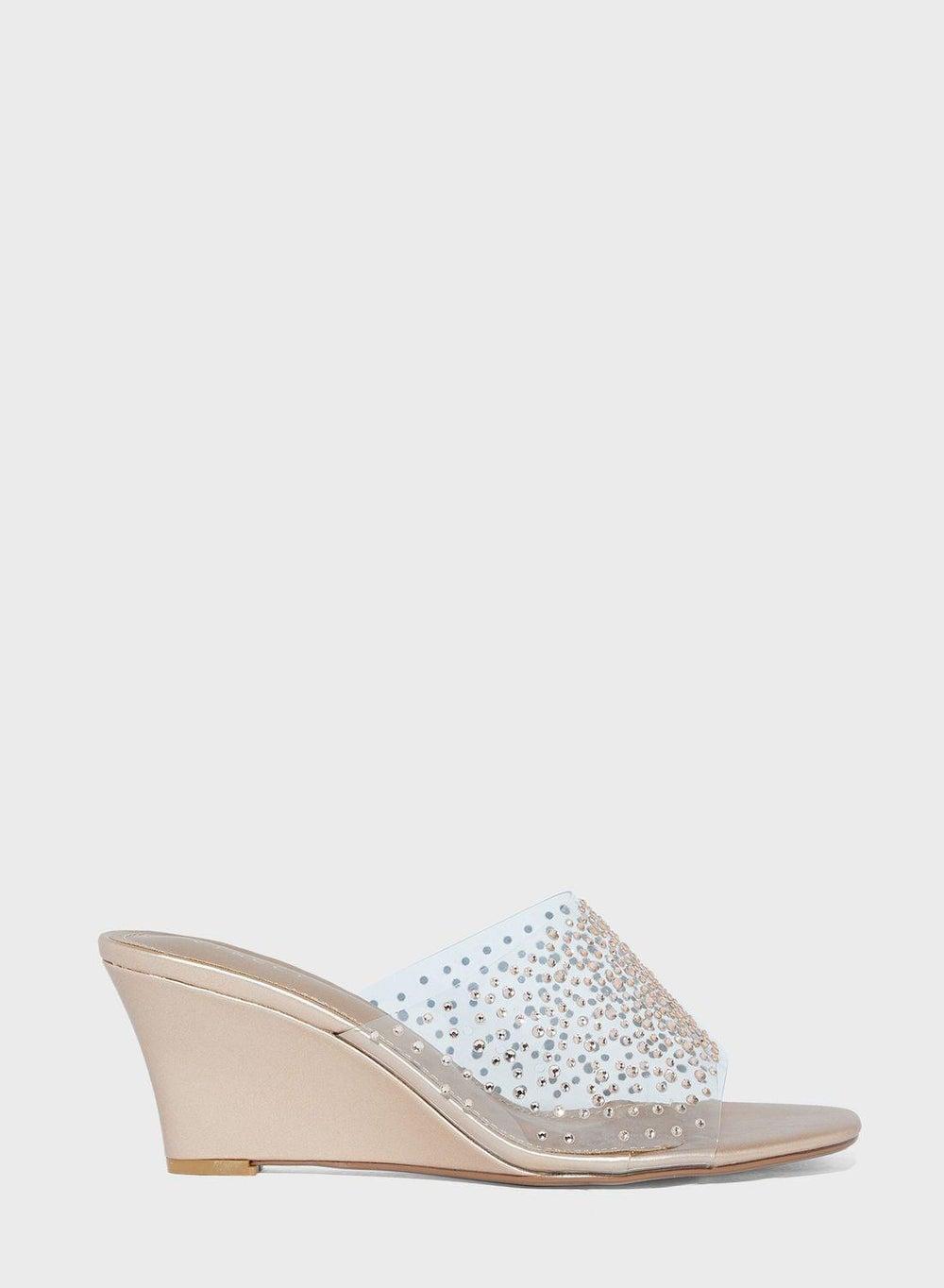 Elegant One Strap Wedge Sandals for Sophisticated Style - Image 1